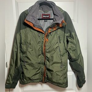 Marmot Bastione Component Ski Snowboard Jacket Men’s Medium Hooded Winter Shell